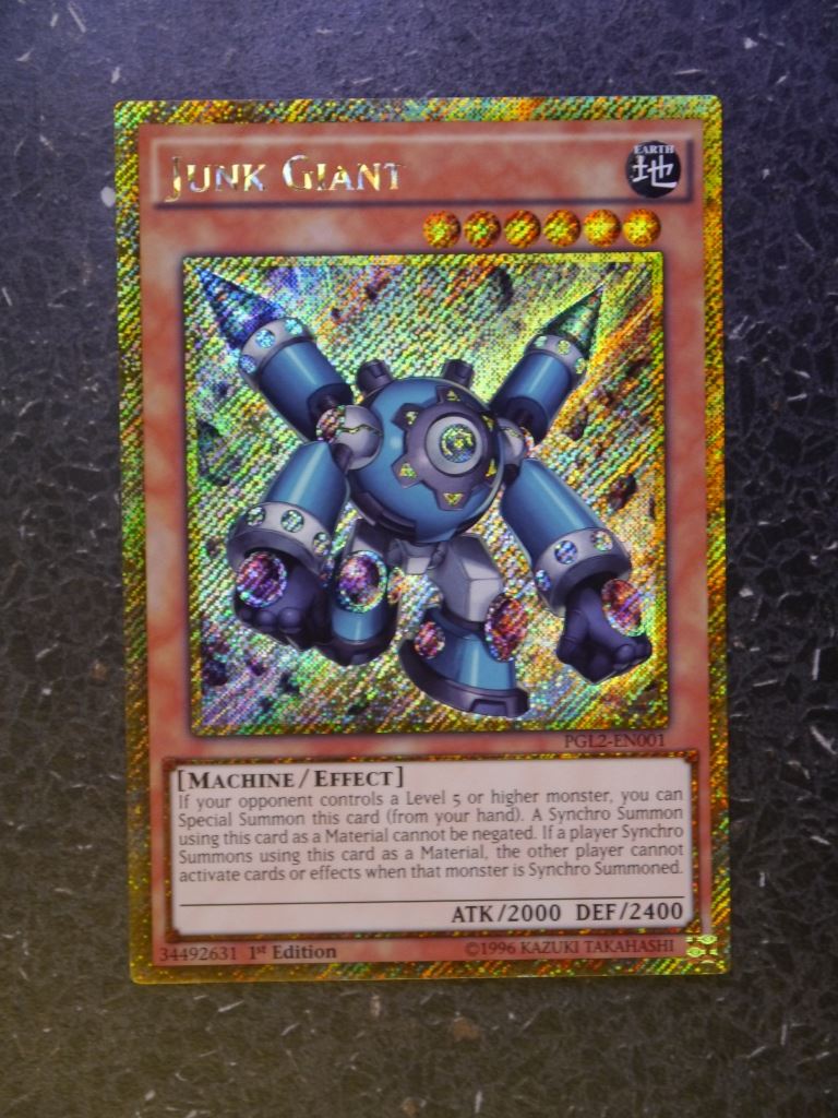 Yugioh Cards:JUNK GIANT PGL2 GOLD RARE # 2H73