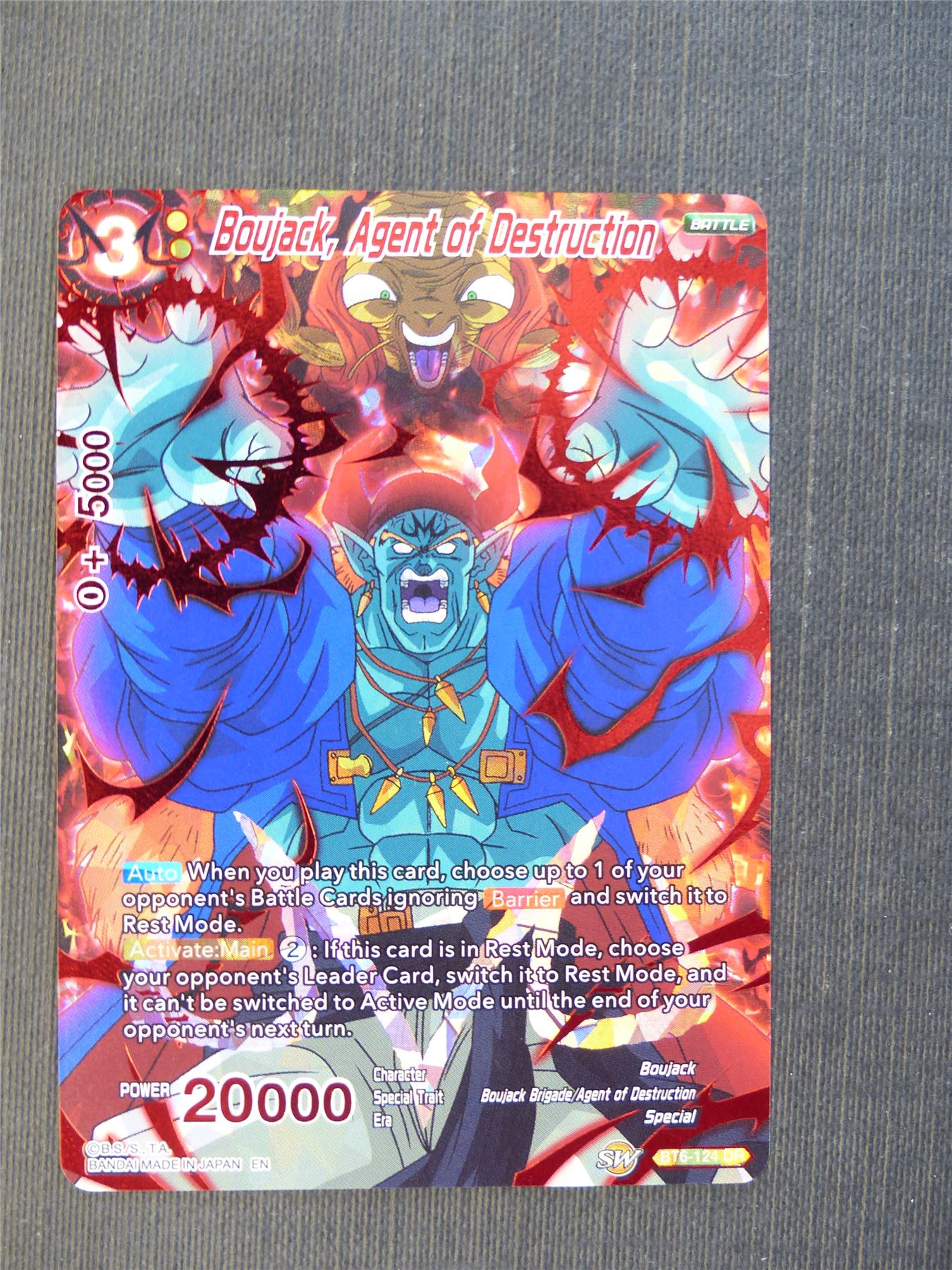 Boujack Agent of Destruction DR - Dragon Ball Super Cards #4SG