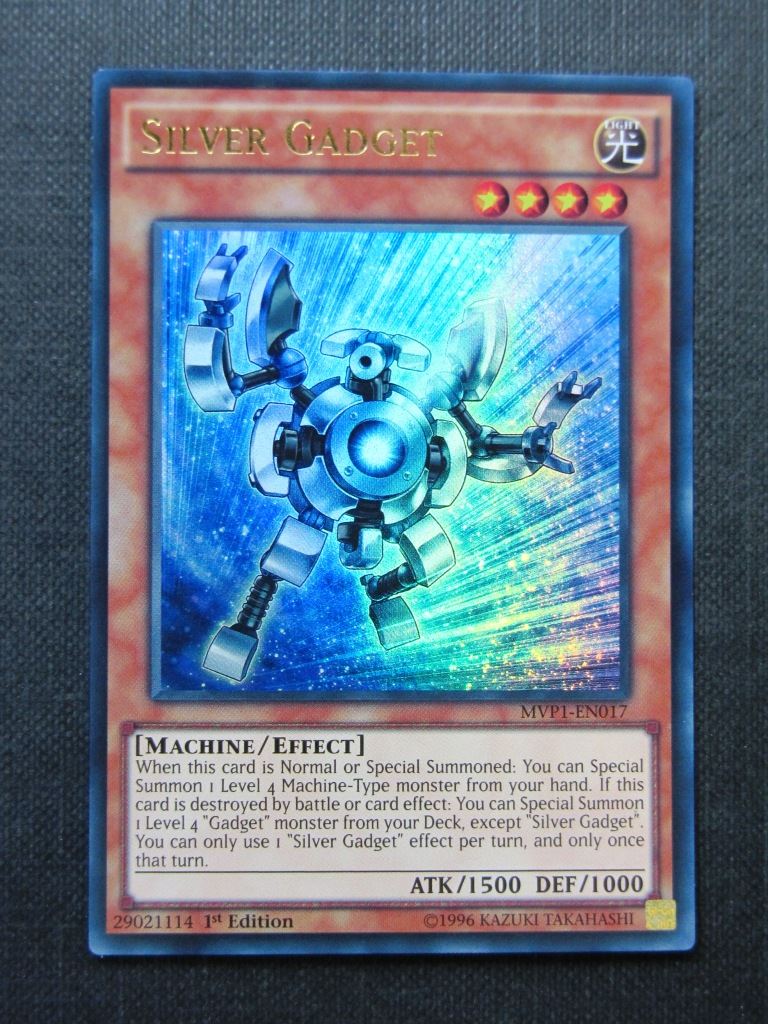 most unfair yugioh cards Silver Gadget MVP1 Ultra Rare - 1st ed