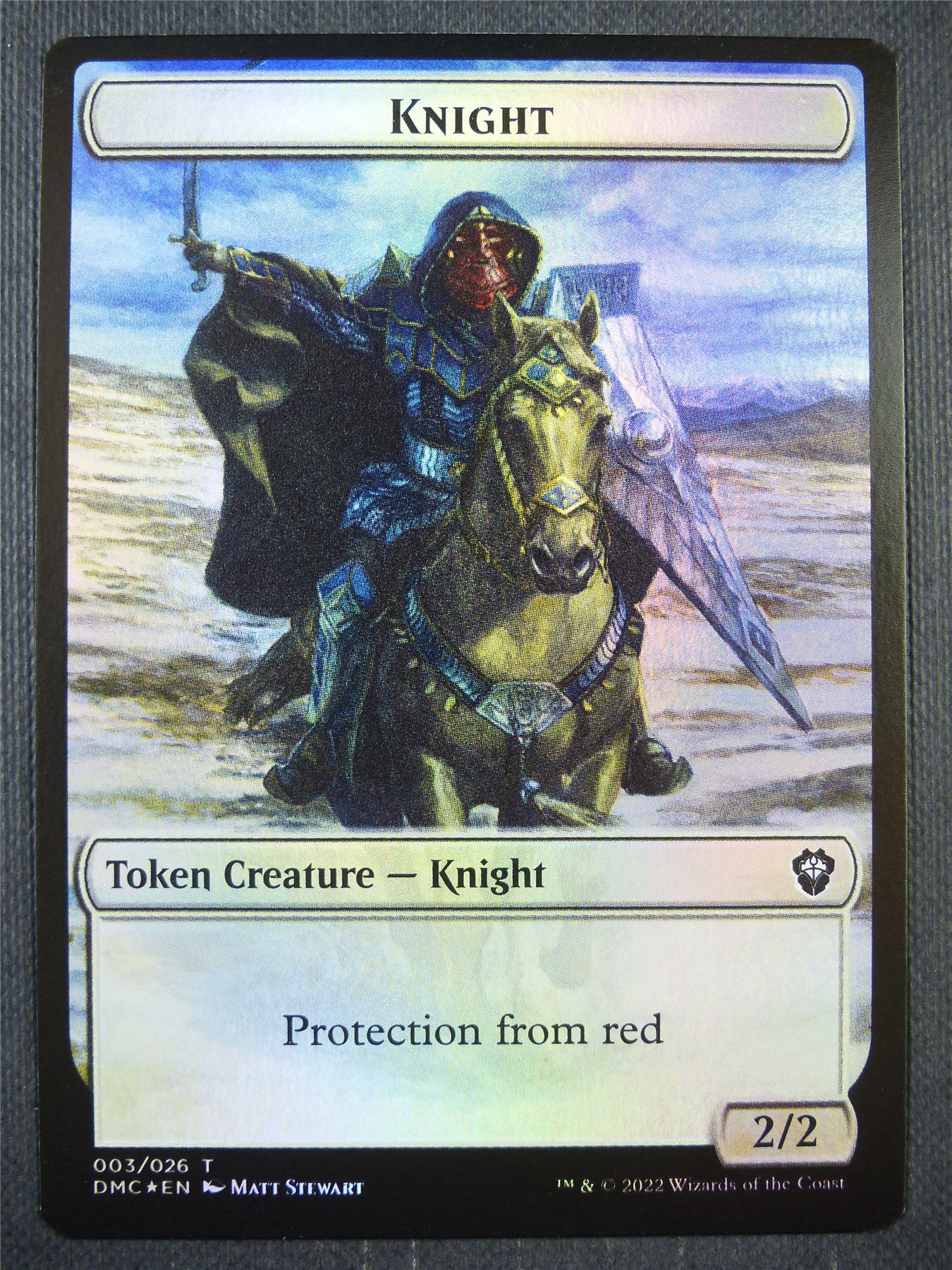 Knight Token Foil - Mtg Card #8VH