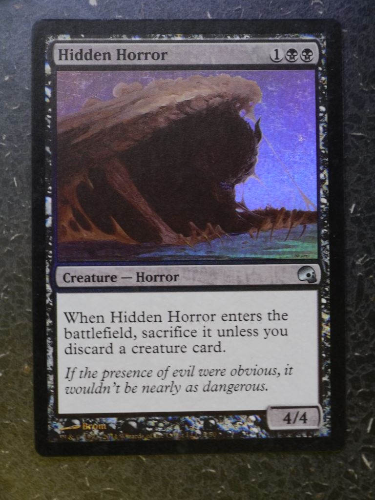 MTG Magic Cards: HIDDEN HORROR FOIL # 4J56