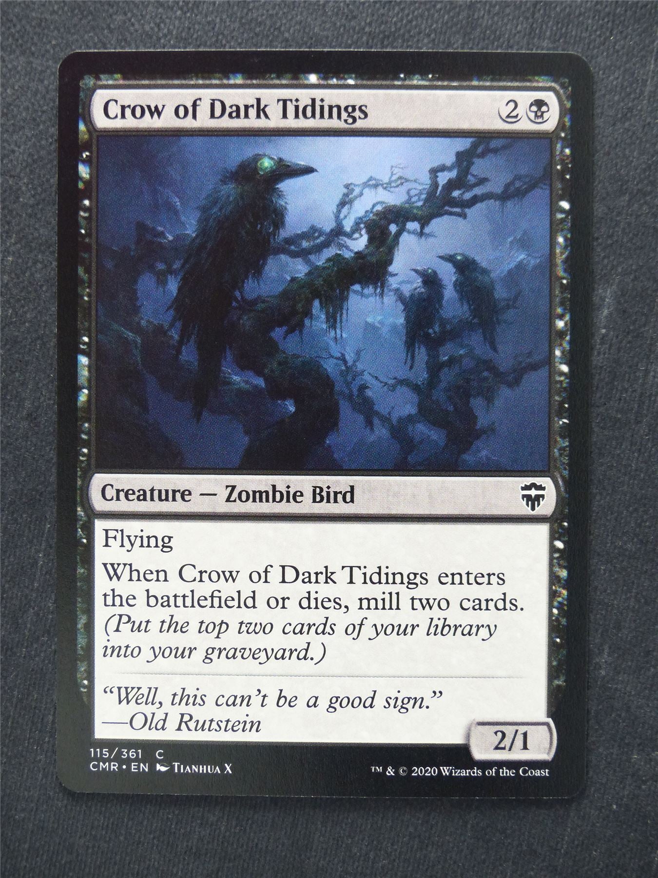 Crow of Dark Tidings - Commander Legends #RO