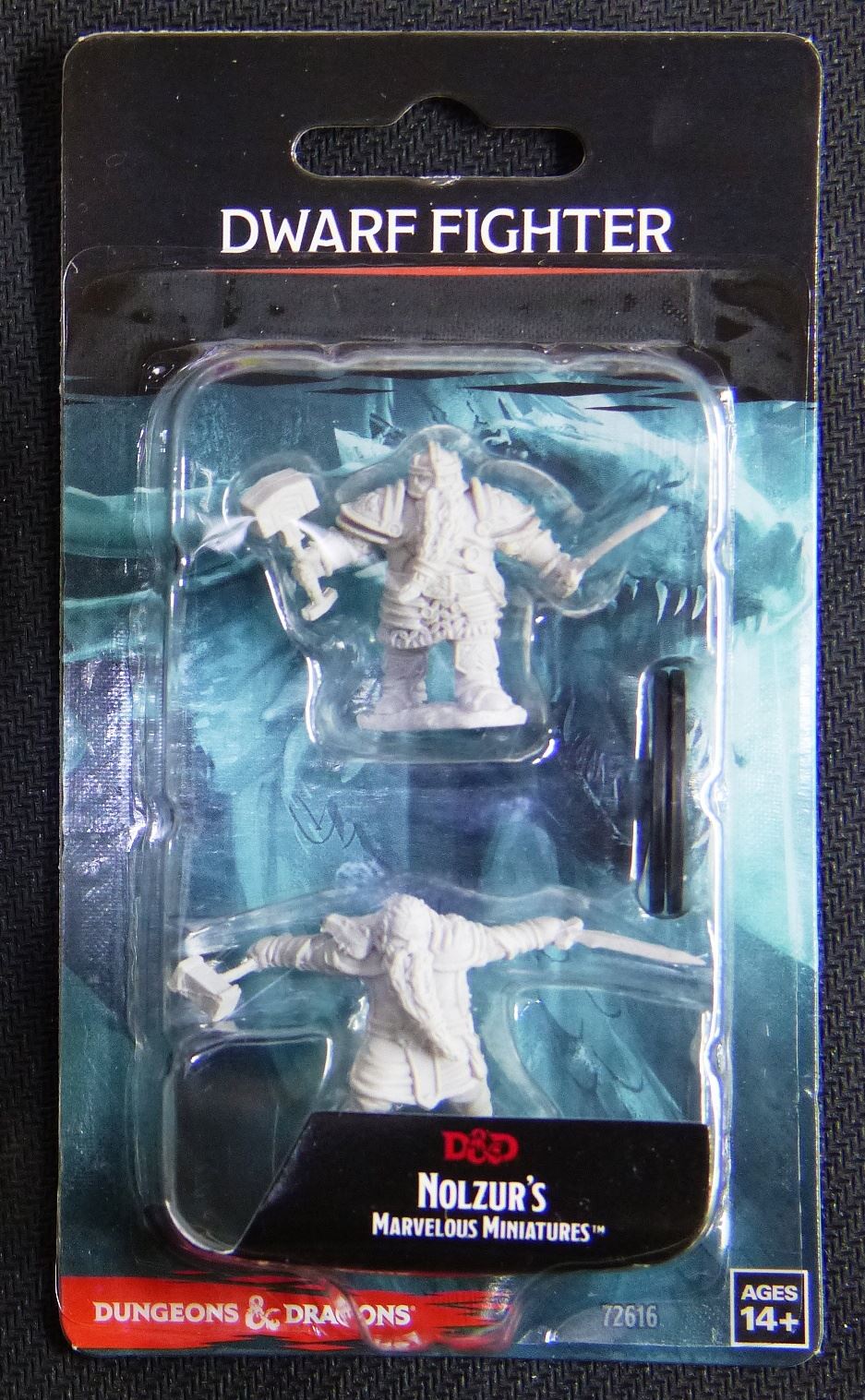 Dwarf Fighter - Dungeons And Dragons - Nolzurs Marvelous Miniatures - Miniature #1BQ