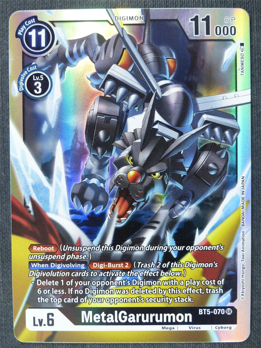 MetalGarurumon BT5-070 SR - Digimon Cards #49J