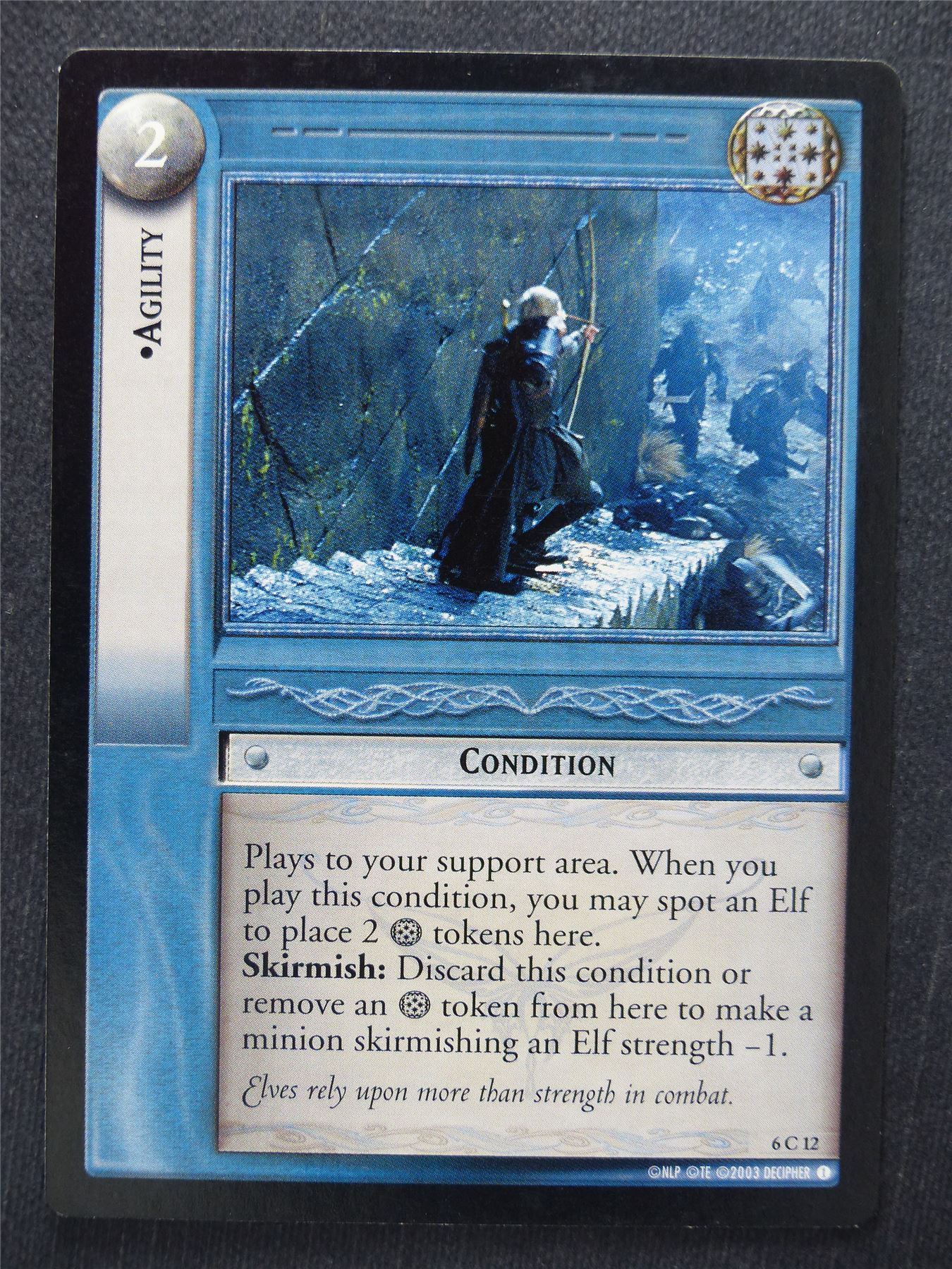 Agility 6 C 12 - LotR Cards #UA