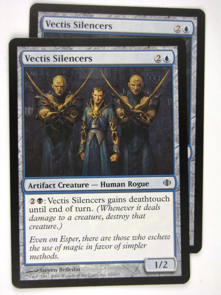 MTG Magic: The Gathering Cards: VECTIS SILENCER x2: ALA
