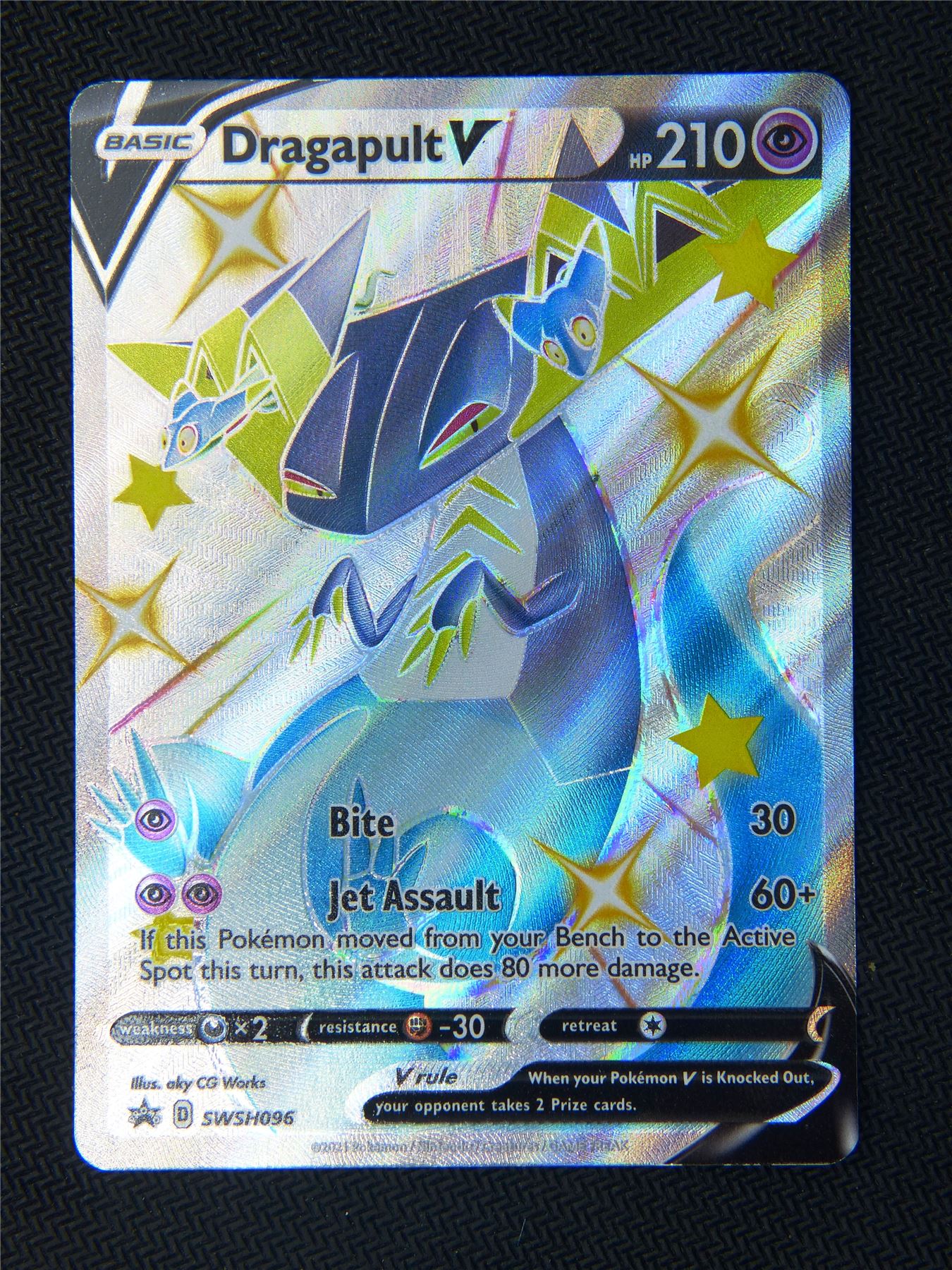 Pokemon Card Dragapult V SWSH096 - Pokemon Card Archeron Pokemon Card Dragapult V SWSH096 - Pokemon Card Archeron