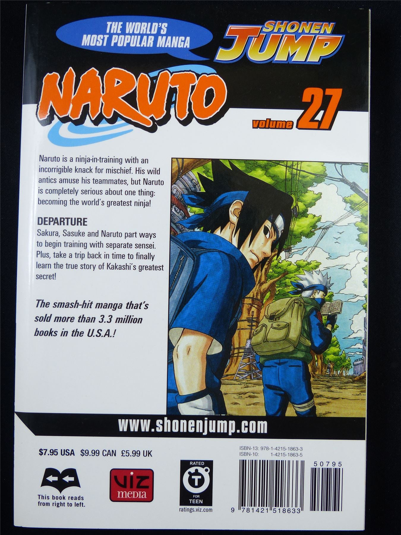 NARUTO Volume 27 - Shonen Jump Viz Manga #3I7
