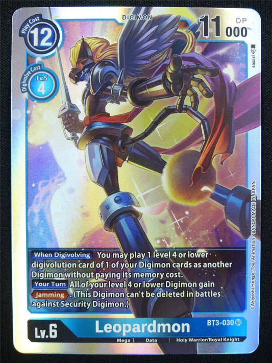 Leopardmon BT3-030 SR - Digimon Card #198