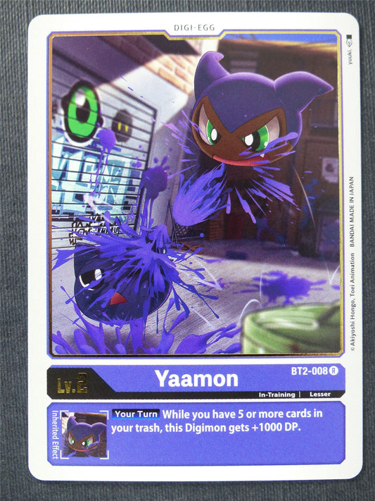 Yaamon BT2-008 R - Digimon Cards #Q9