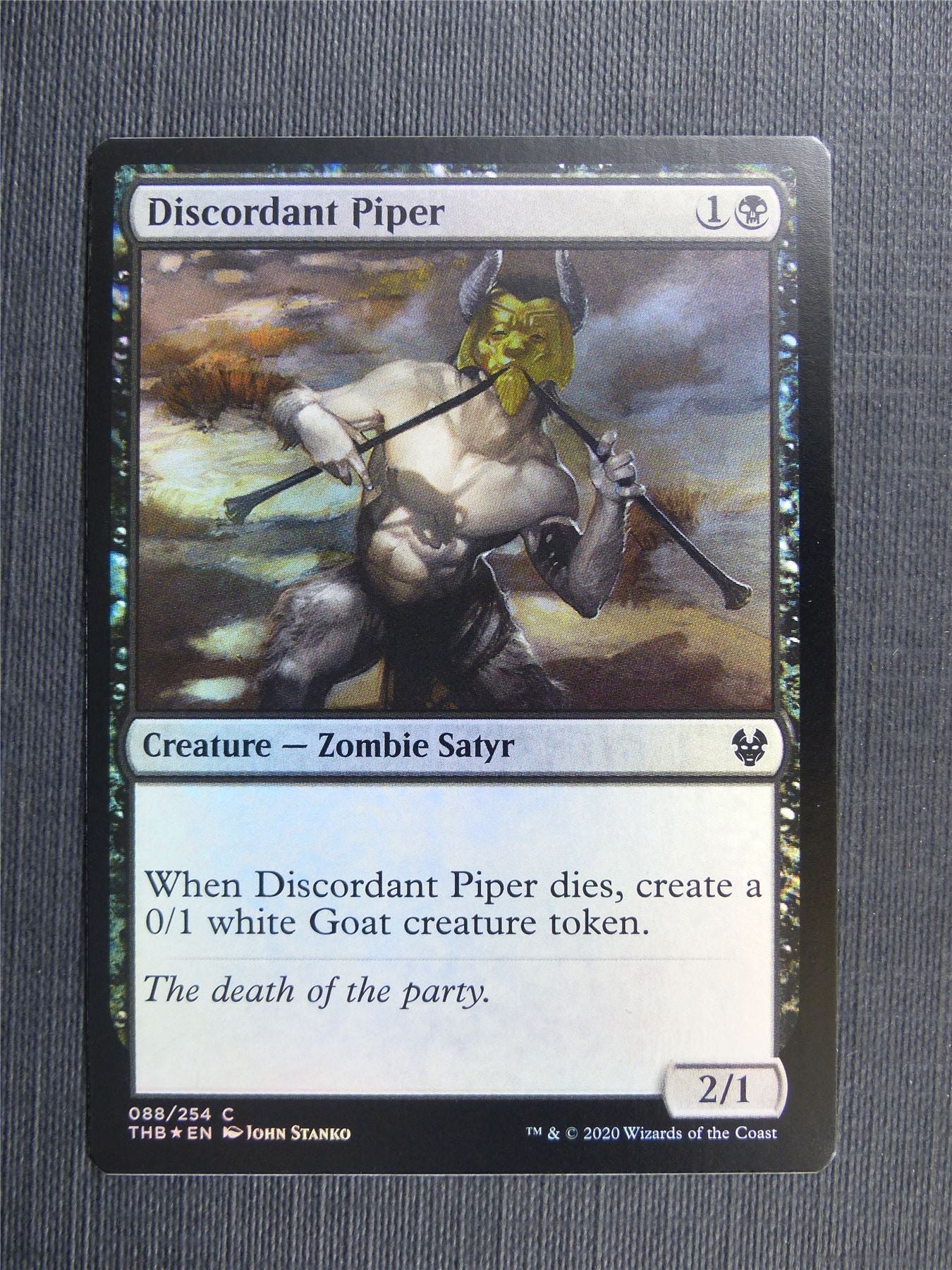 Discordant Piper Foil - Theros Collector Ed - Mtg Magic Cards #3M8