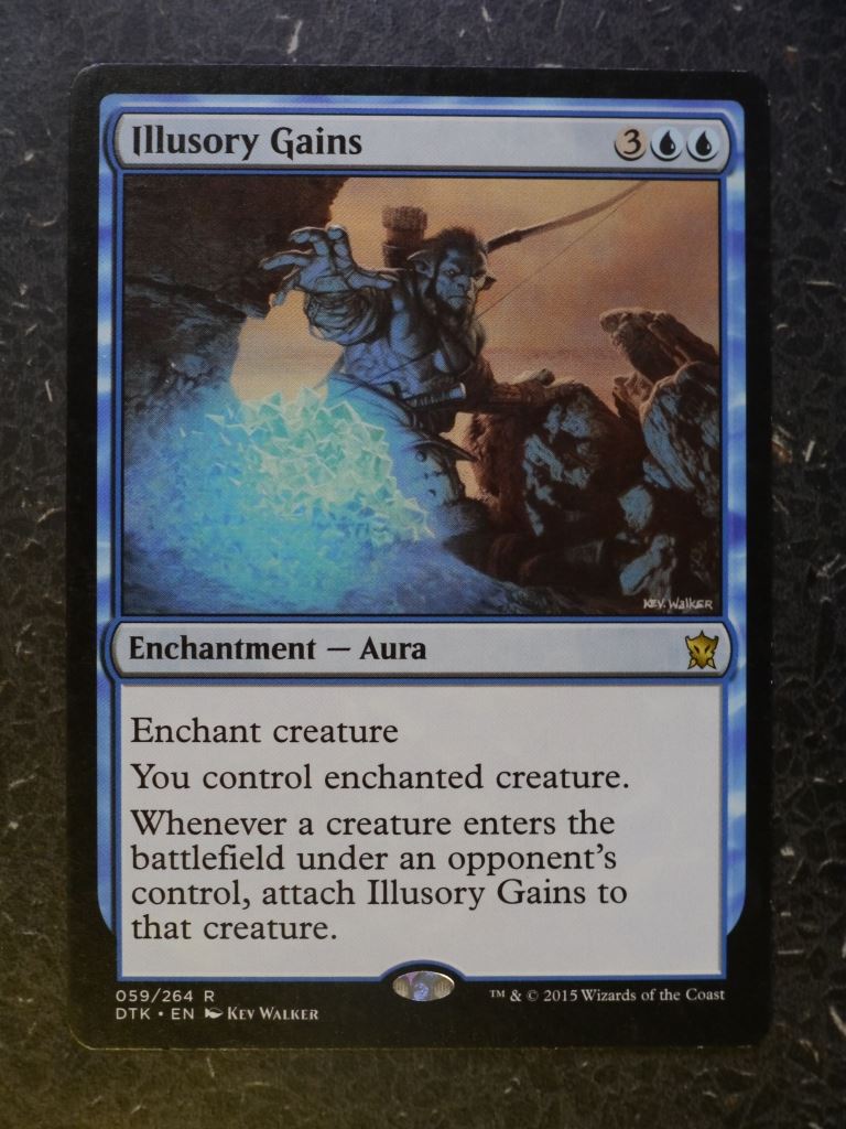 MTG Magic Cards: ILLUSORY GAINS # 6D74