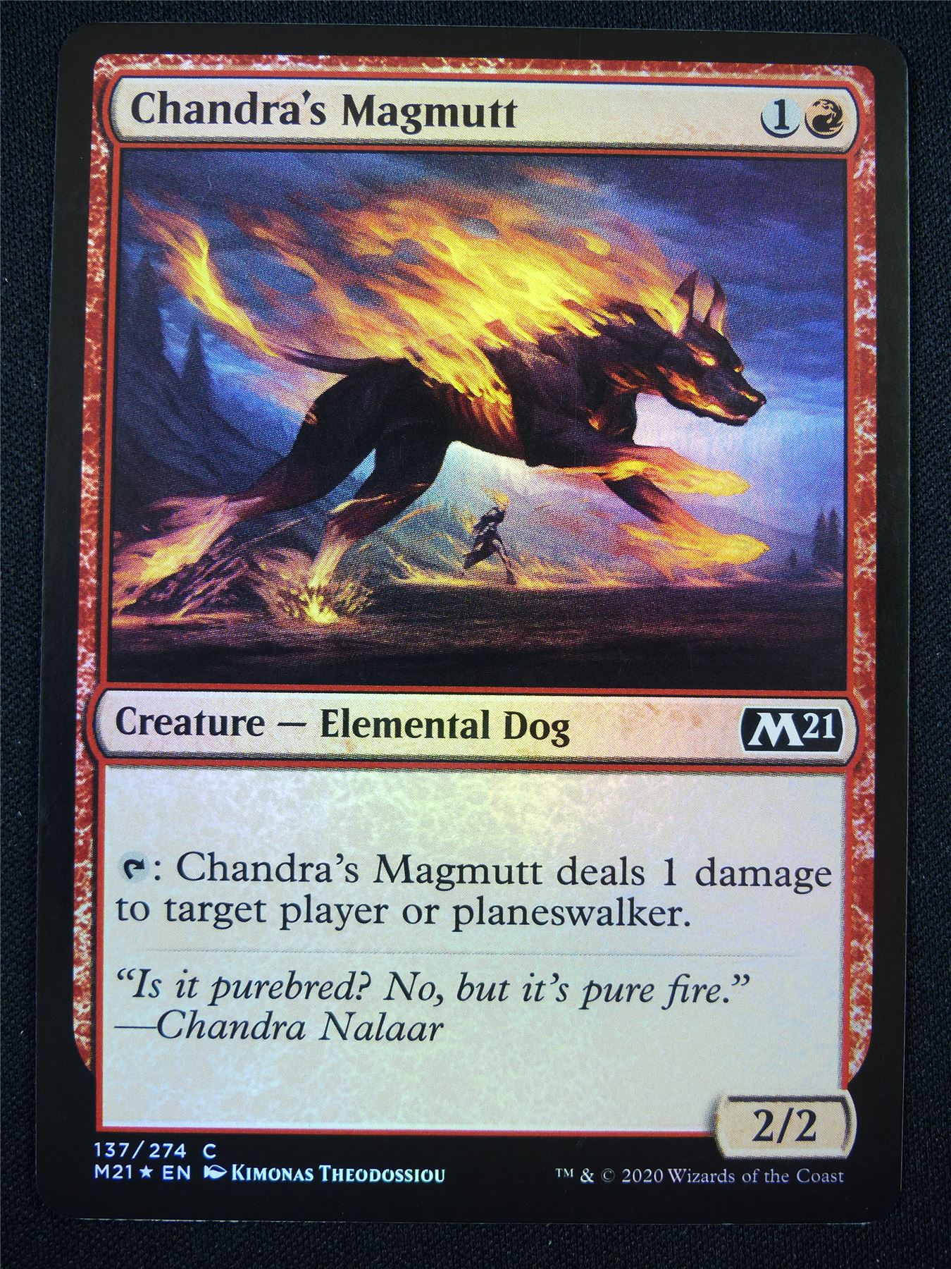 Chandra's Magmutt Foil - Mtg Card #1KJ