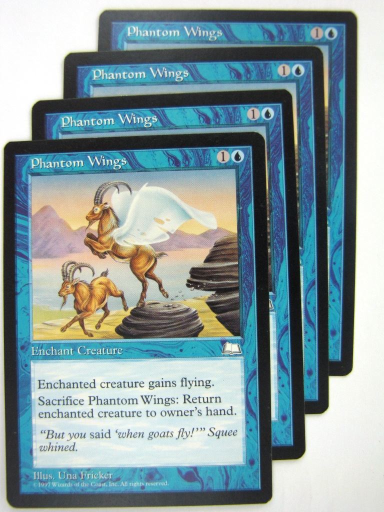 MTG Magic Cards: PHANTOM WINGS x4 # 8F32