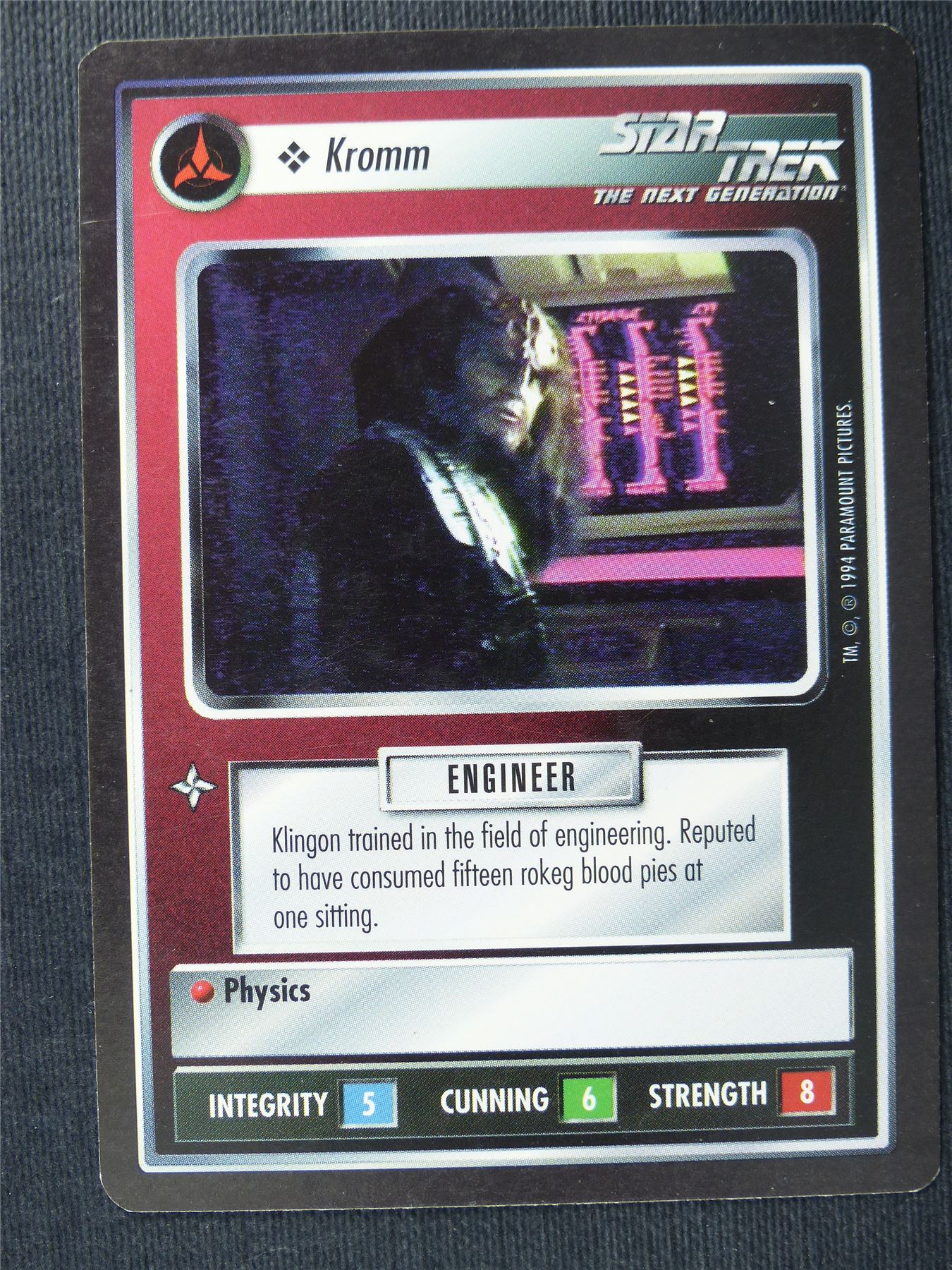 Kromm - NG - Star Trek Cards #S4