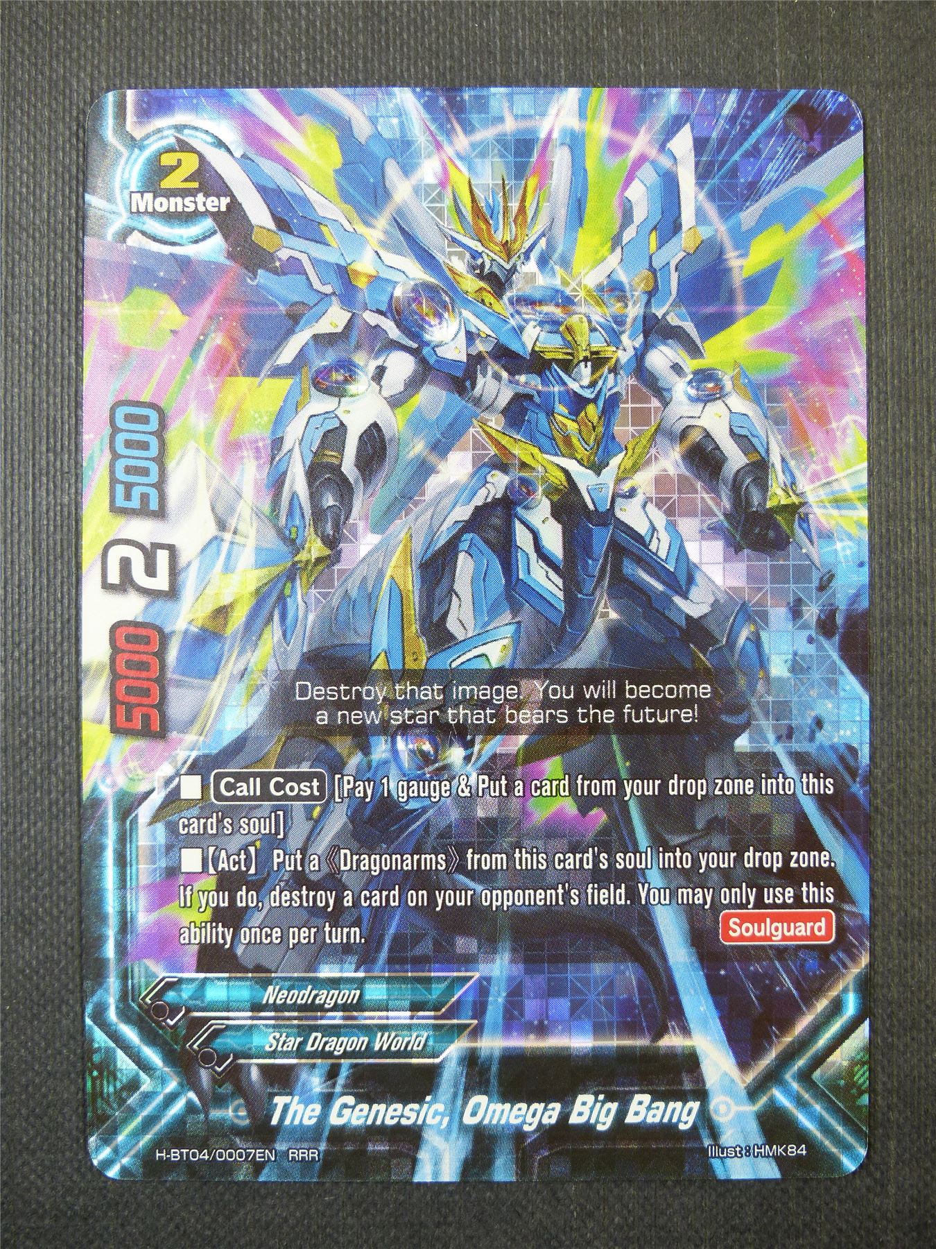 The Genesic Omega Big Bang RRR - Buddyfight Card #5F