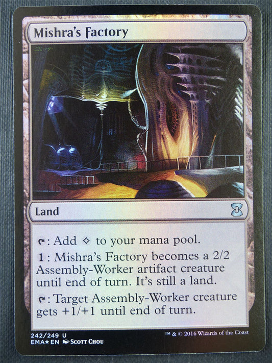 Mishra's Factory Foil - Eternal Masters - Mtg Card #8SO