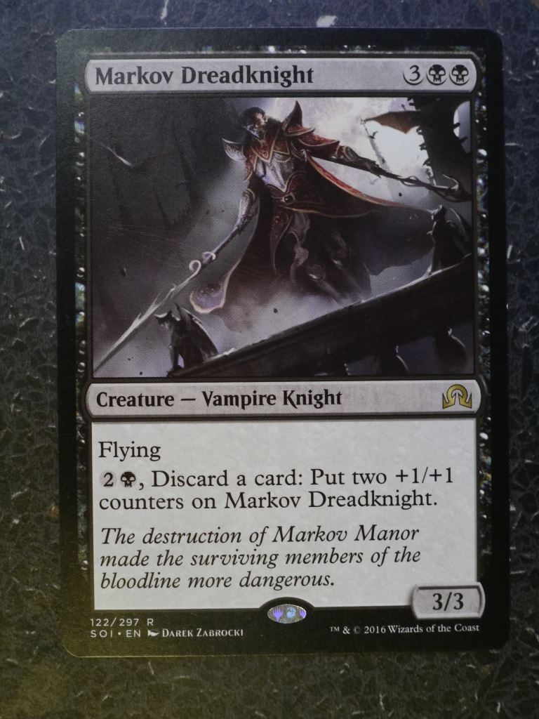 MTG Magic Cards: MARKOV DREADKNIGHT # 6E51
