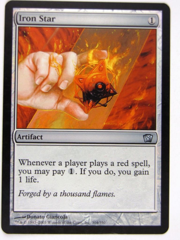 Mtg FOIL - IRON STAR - played