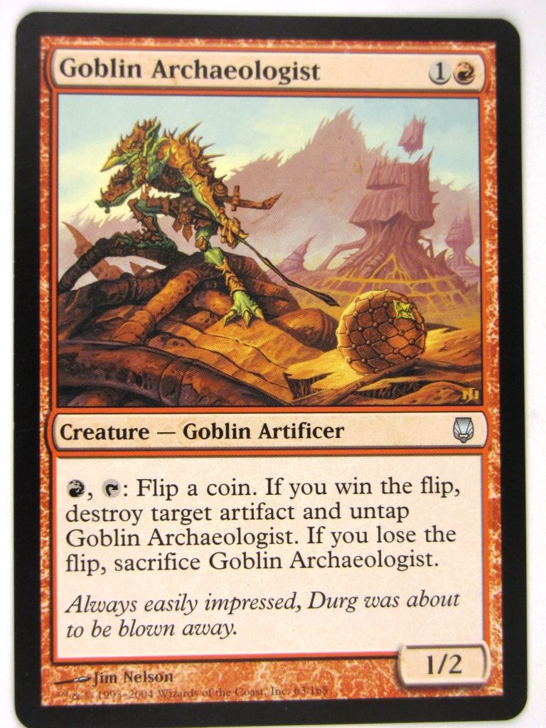 MTG Magic: the Gathering Cards: GOBLIN ACHAEOLOGIST: DST