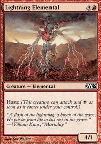 Mtg Magic Card: M10 : Lightning Elemental