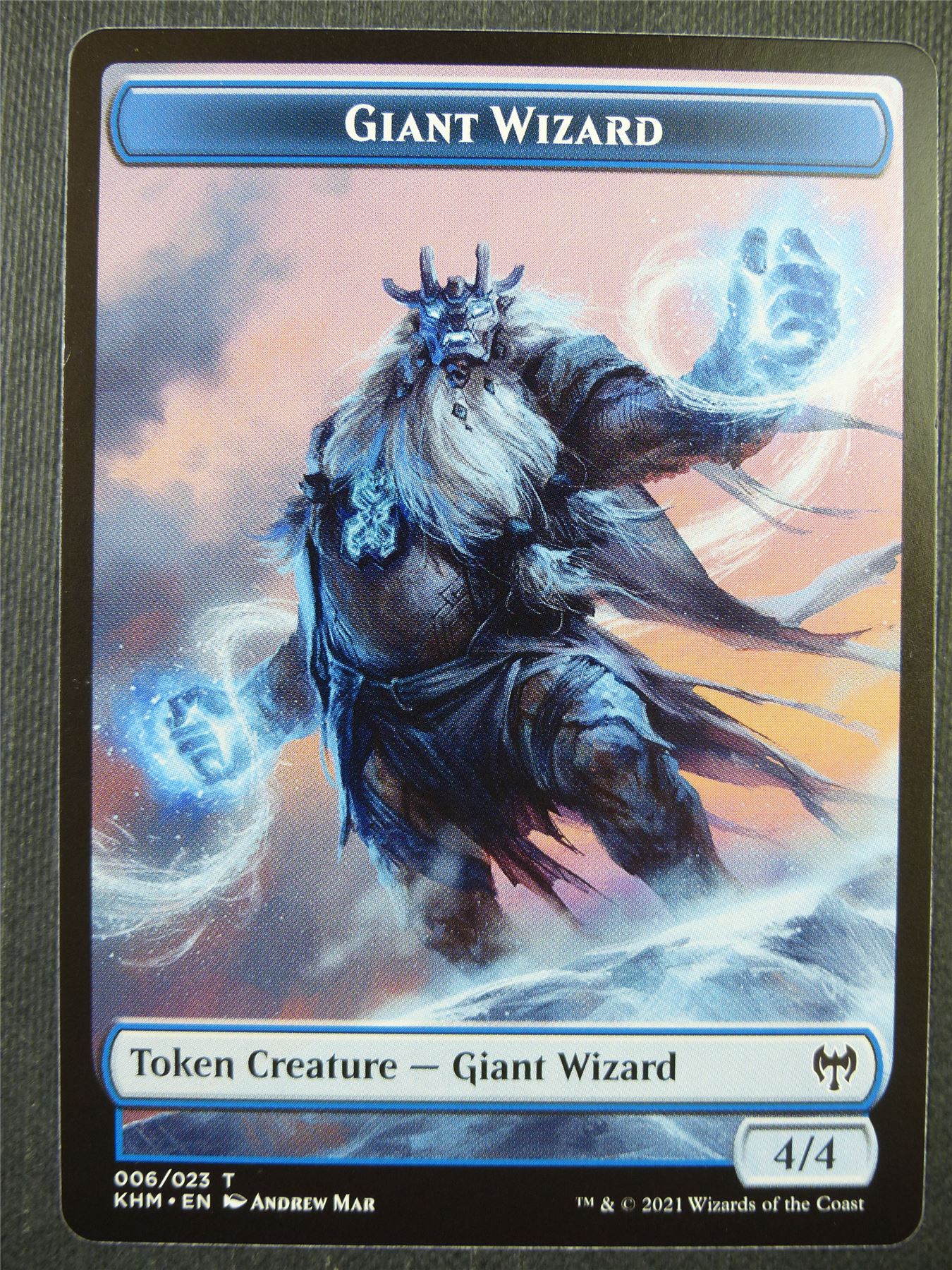 Giant Wizard Token - Mtg Card #6B3