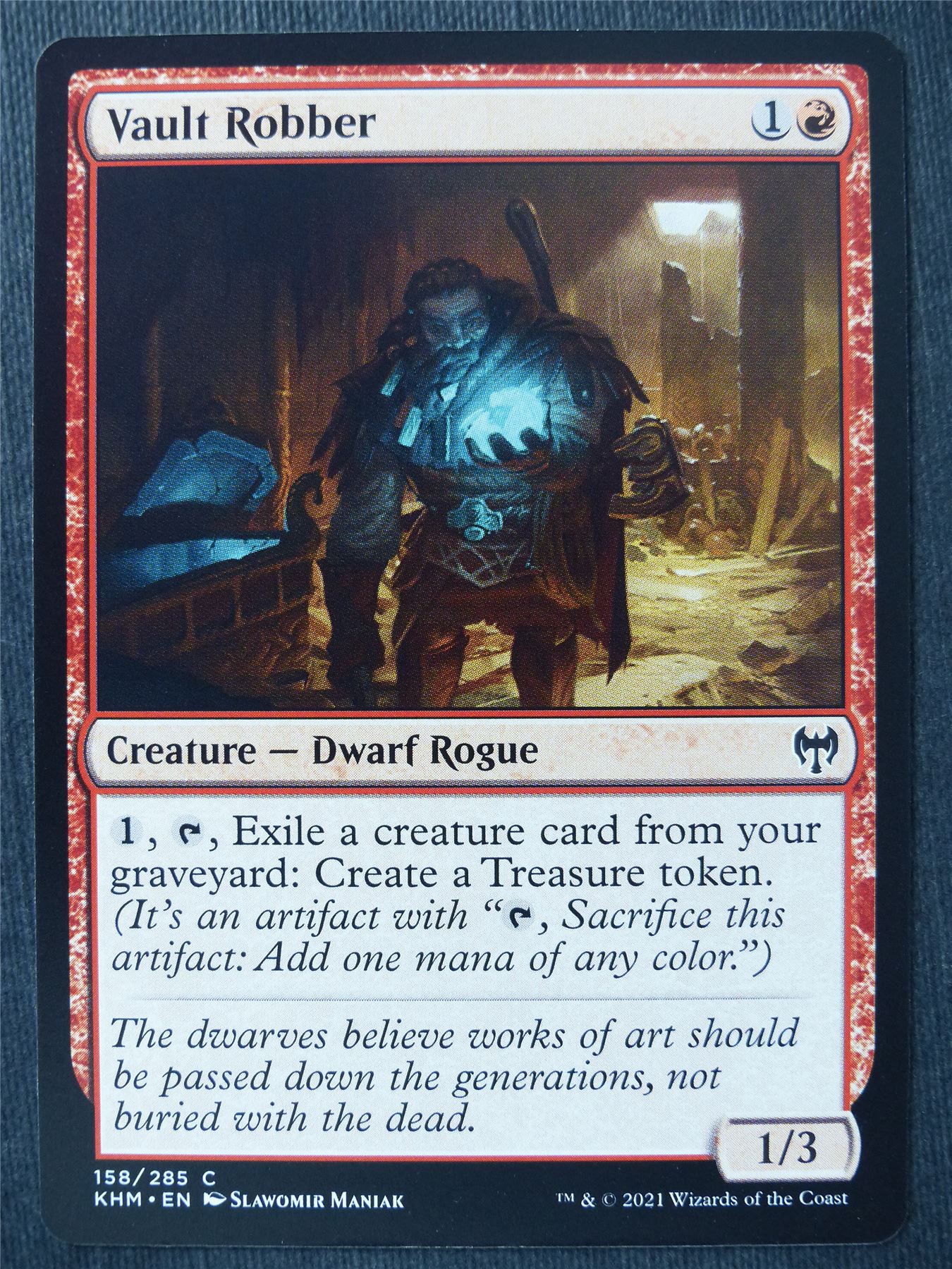 Vault Robber - Mtg Magic Cards #1W