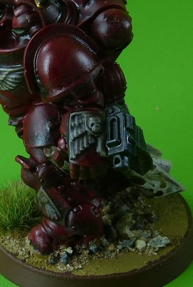 Blood Angels Captain in Gravis Armour painted - Warhammer 40K #1JT