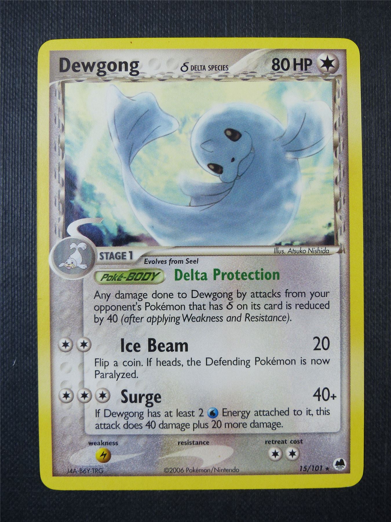 Dewgong 15/101 - Pokemon Cards #A0N Dewgong 15/101 - Pokemon Cards #A0N