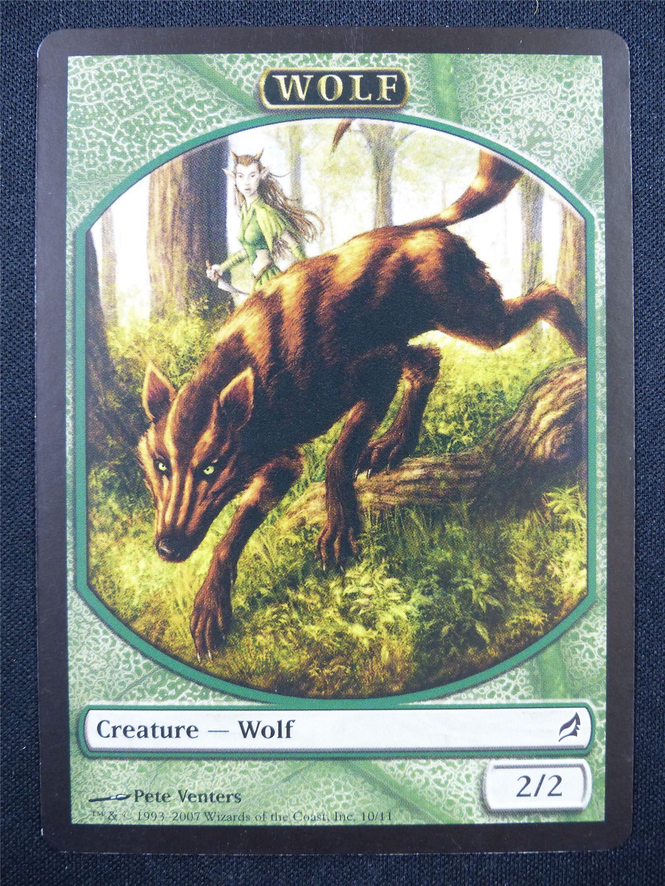 Wolf Token - Mtg Card #2CJ