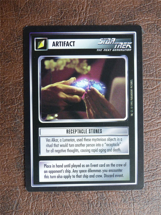 Receptacle Stones - Star Trek CCG TCG Card #ZO