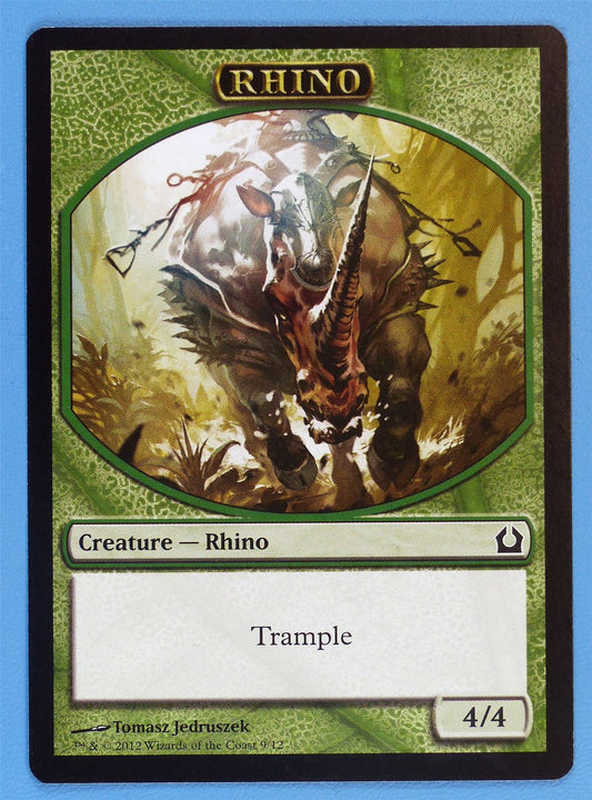 Rhino - Token - Mtg Card # 2J23