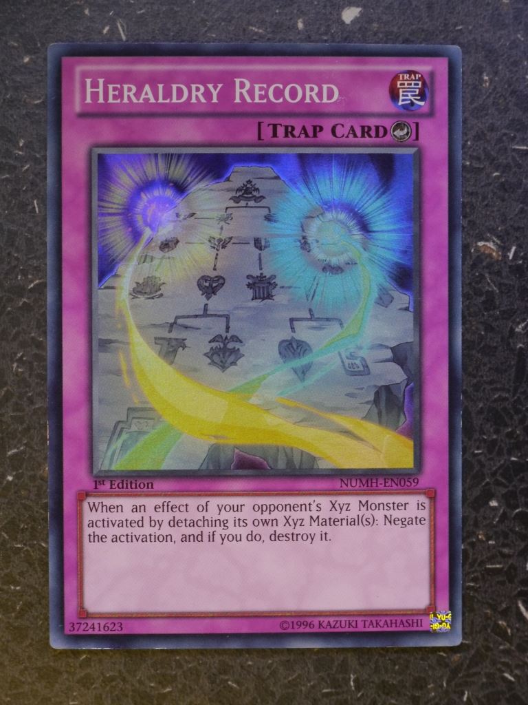 Yugioh Cards: HERALDRY RECORD NUMH SUPER RARE # 9C75