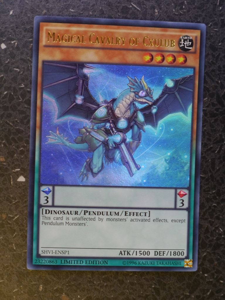 Yugioh Cards: MAGICAL CAVALRY OF CXULUB SHVI RARE # 3H18