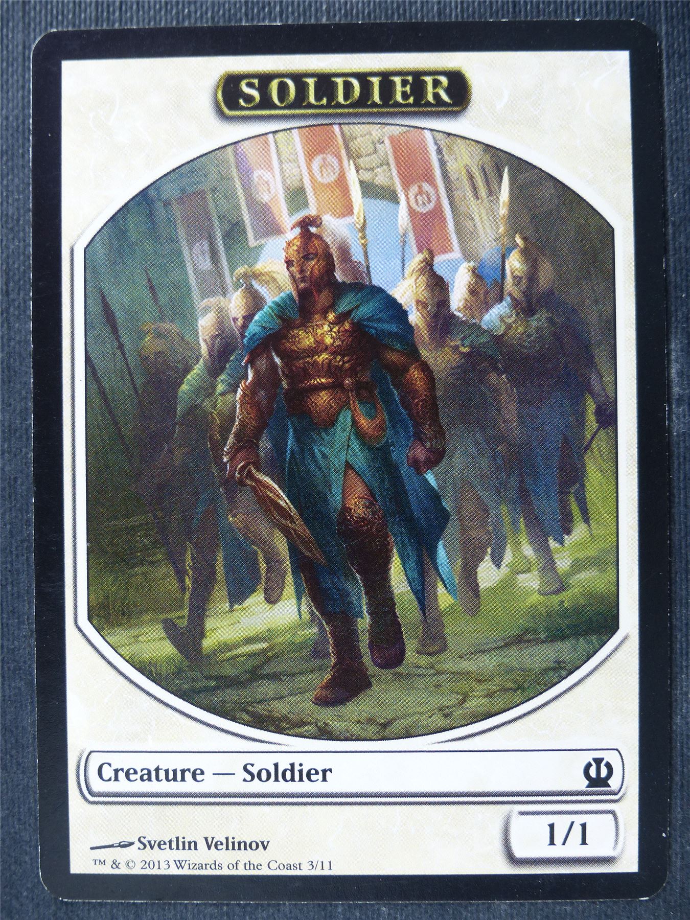 Soldier Token - Mtg Card #3ZL