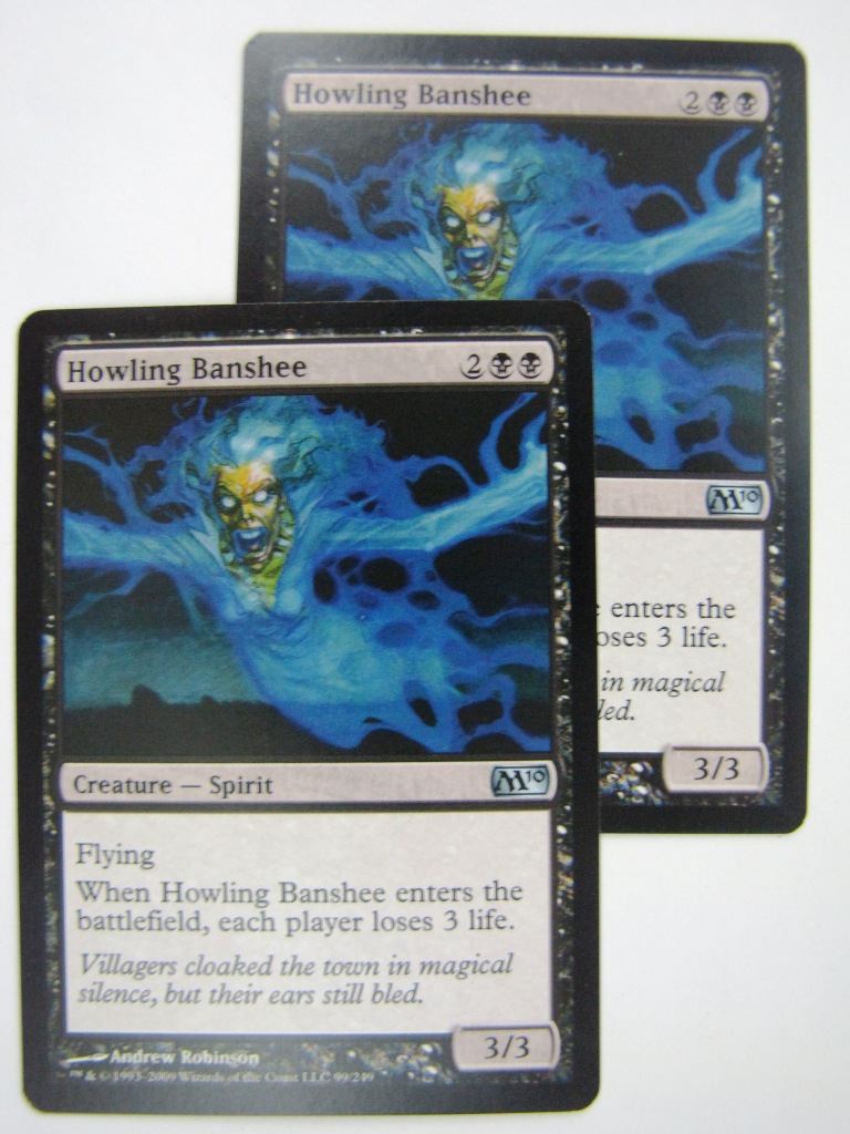 MTG Magic Cards: HOWLING BANSHEE x2 # 8E69