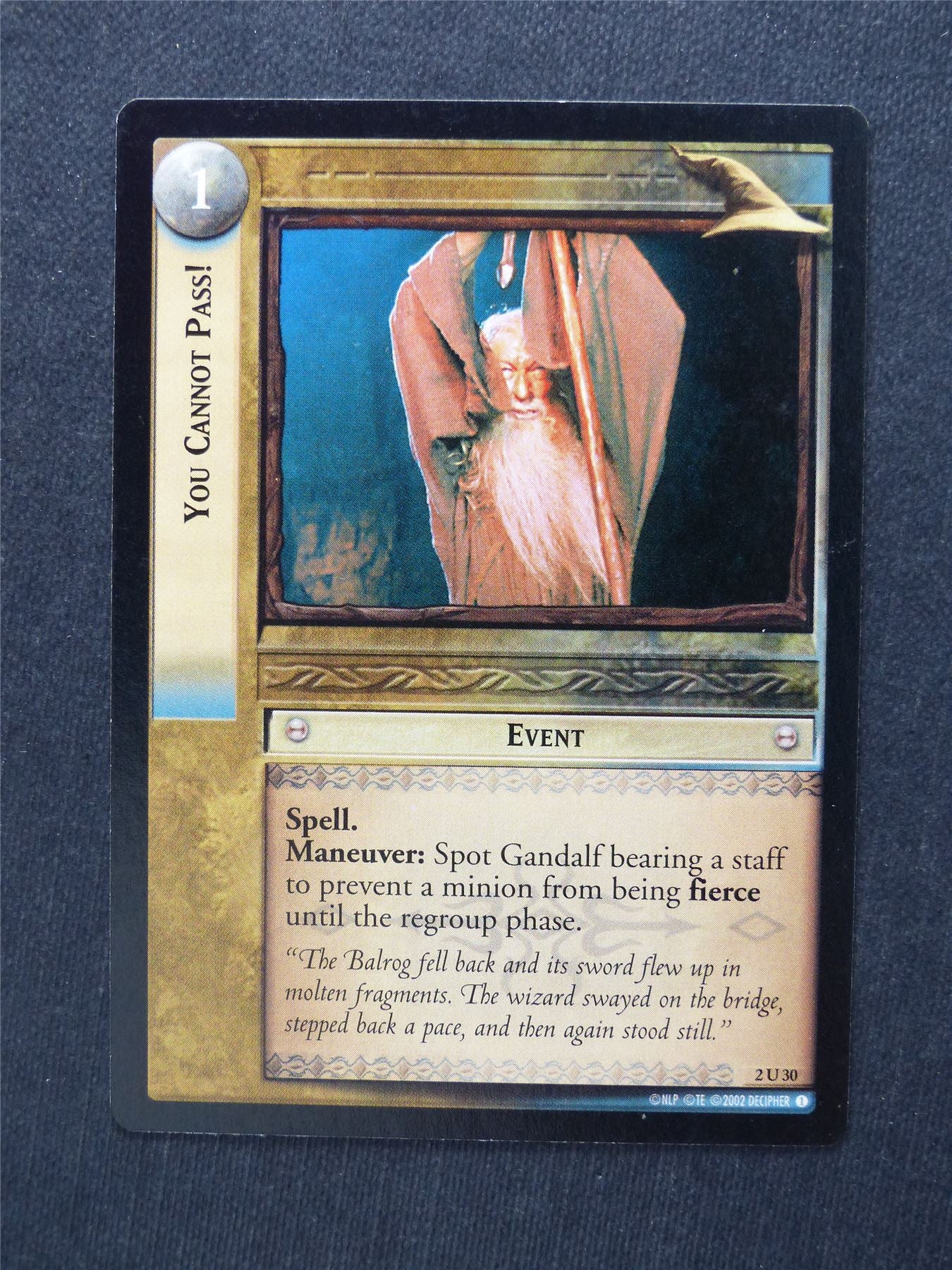 you cannot pass mtg card You Cannot Pass! 2 U 30