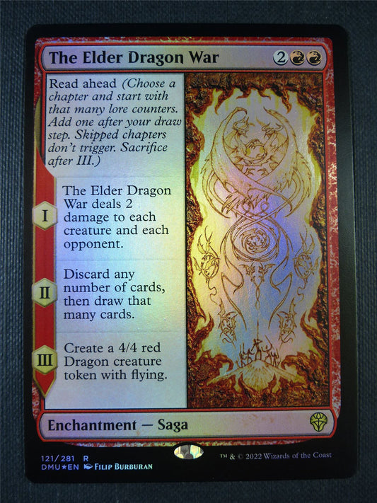 The Elder Dragon War Foil - Dominaria United Mtg Card #7DU