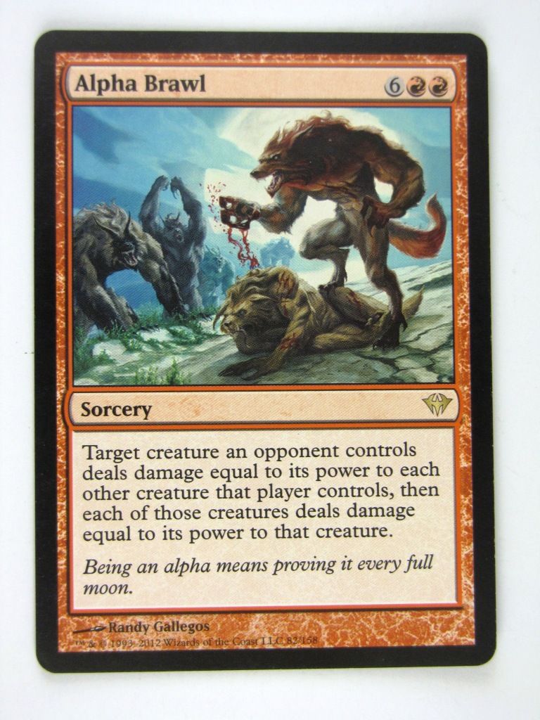 MTG played Cards: ALPHA BRAWL # 13G100