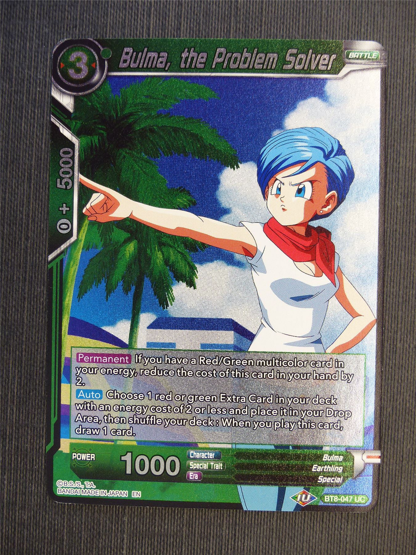 Bulma the Problem Solver Foil - Dragon Ball Super Cards #69T