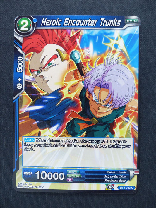 Heroic Encounter Trunks - Dragon Ball Super Cards #I2
