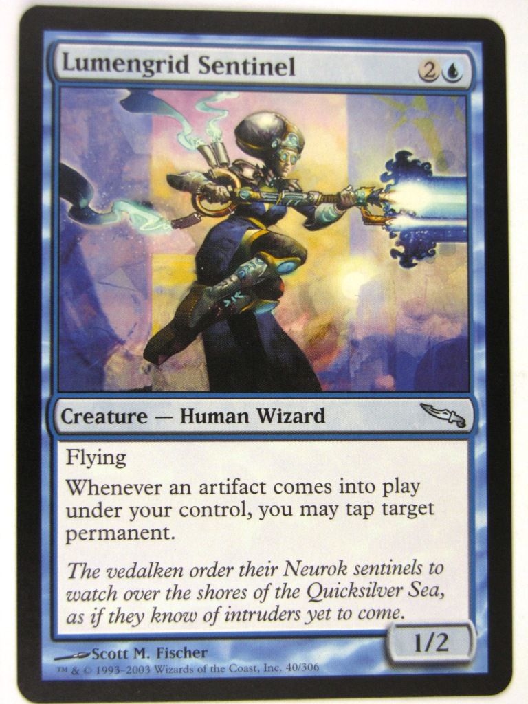 MTG Magic: the Gathering Cards: LUMENGRID SENTINEL: MRD