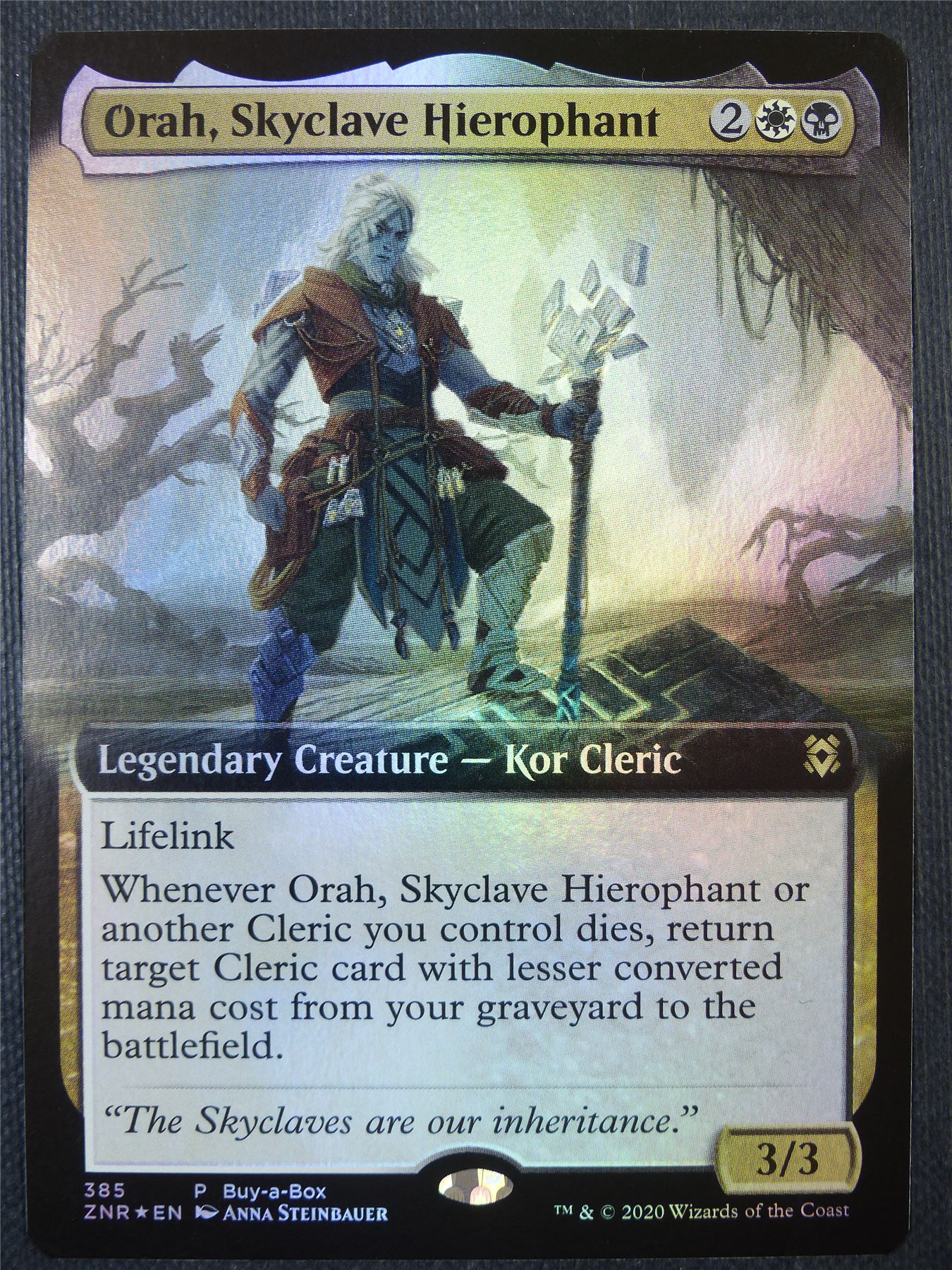 Orah Skyclave Hierophant Extended art Foil - Mtg Card #94V