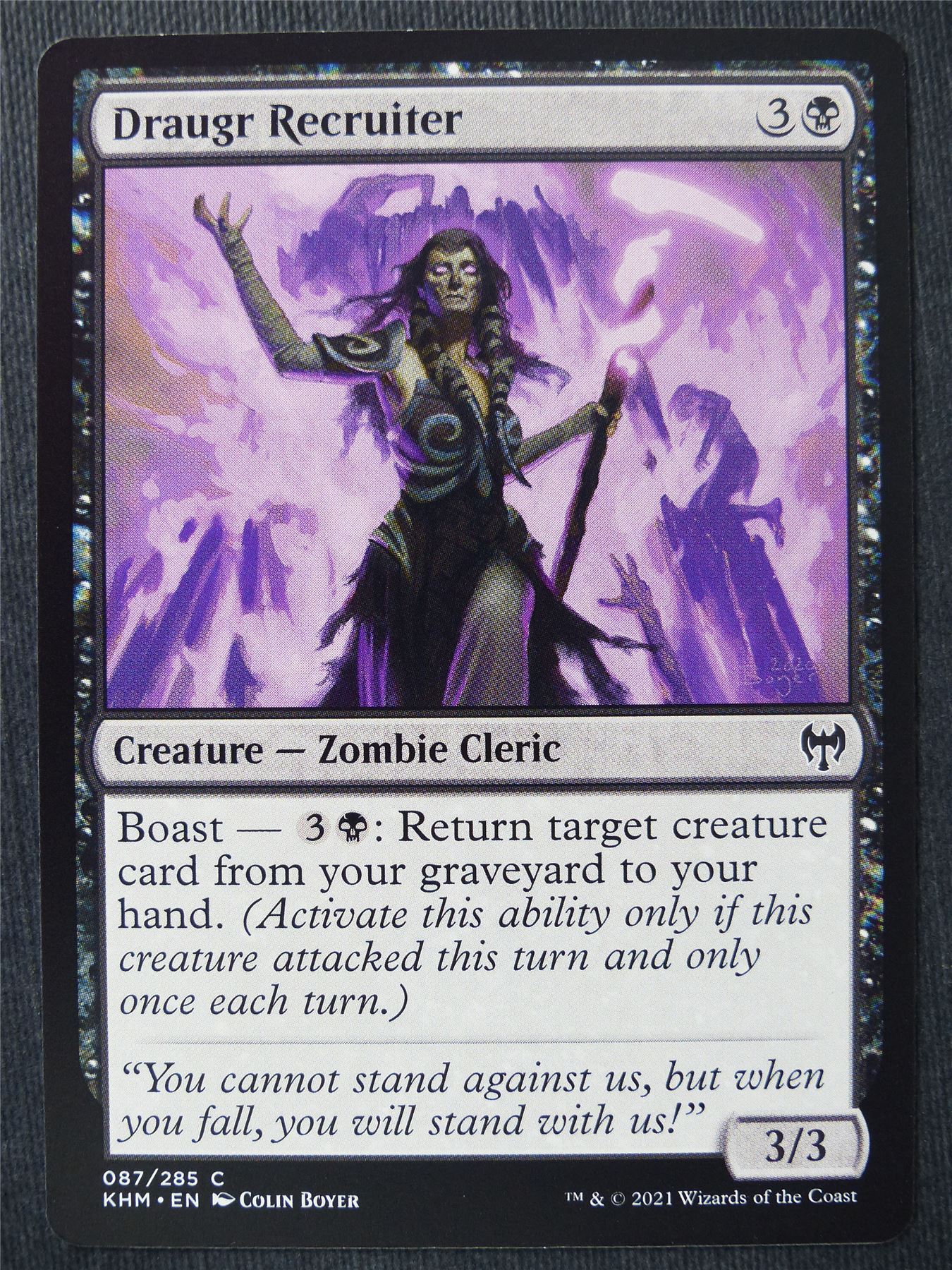 Draugr Recruiter - Mtg Magic Cards #2P