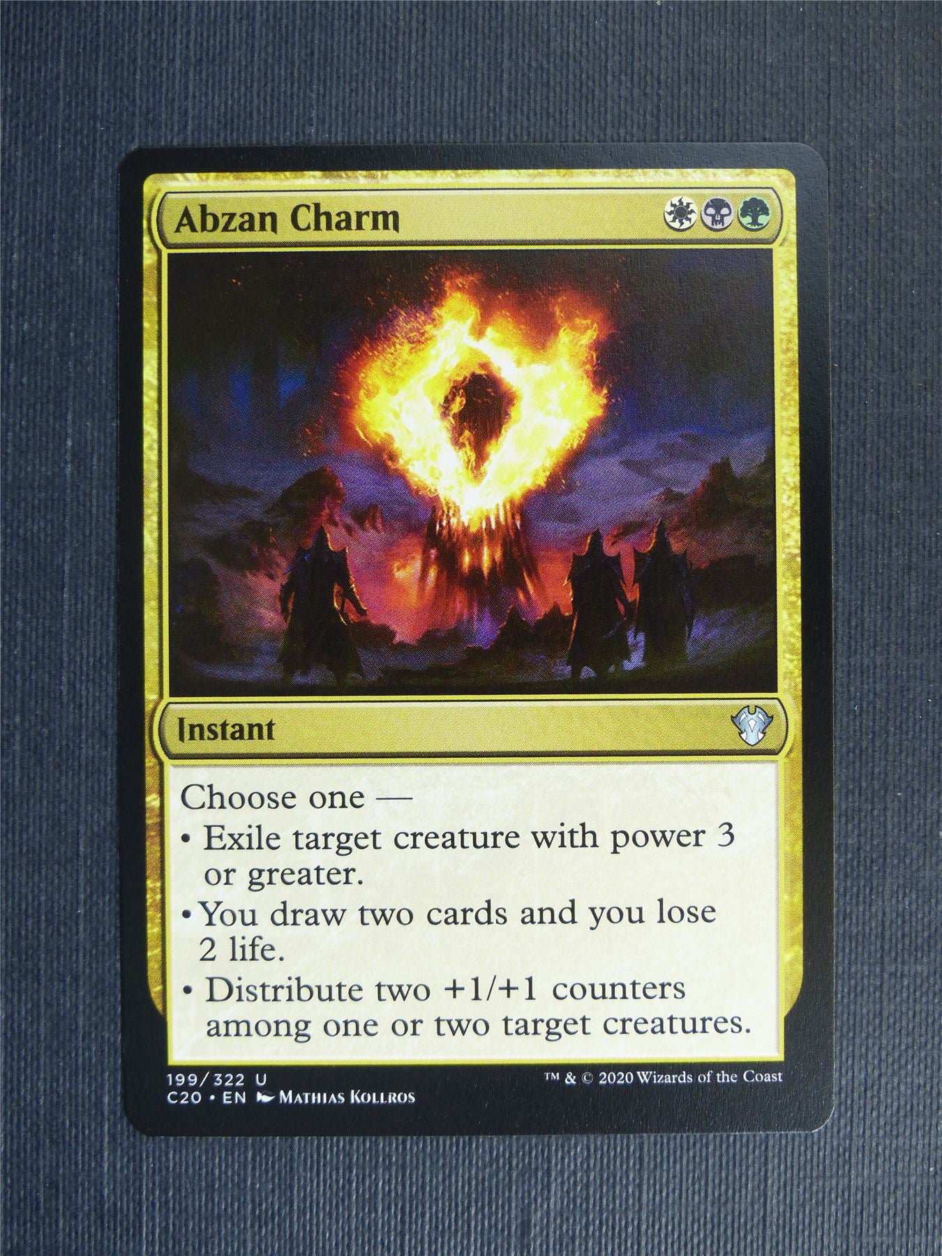 mtg abzan card draw Abzan Charm - C20