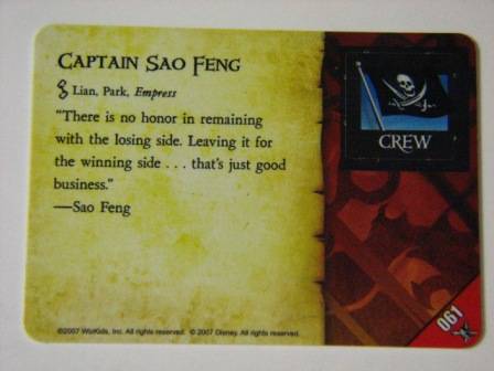 Pirates PocketModel Game - 061 CAPTAIN SAO FENG