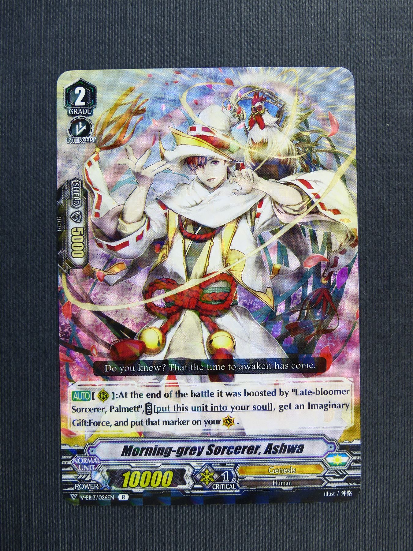 Morning-Grey Sorcerer Ashwa V-EB13 R - Astral Force - Vanguard Cards