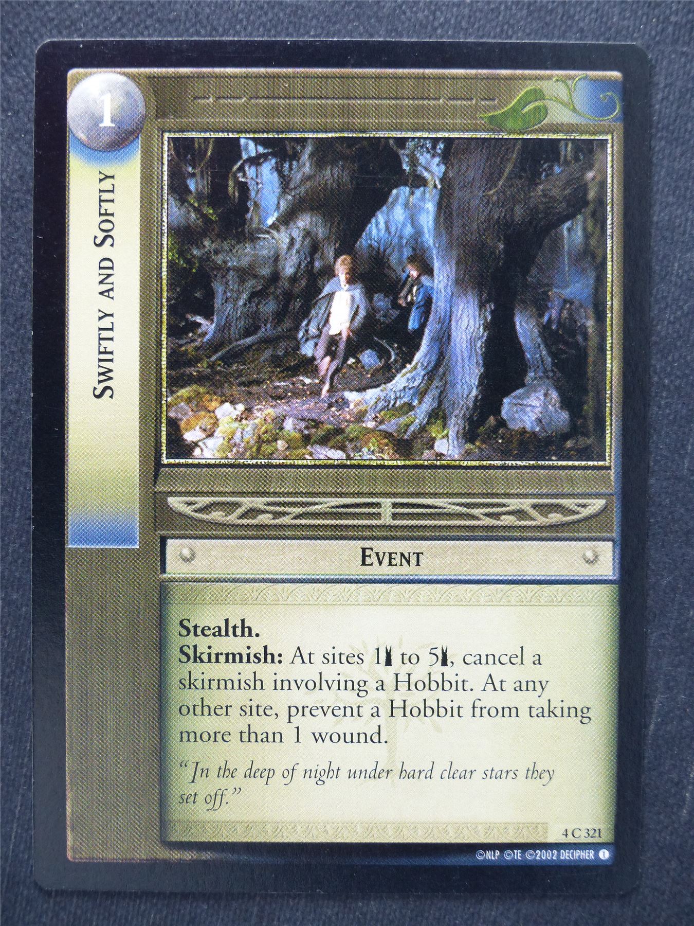 Swiftly and Softly 4 C 321 - LotR Cards #VX