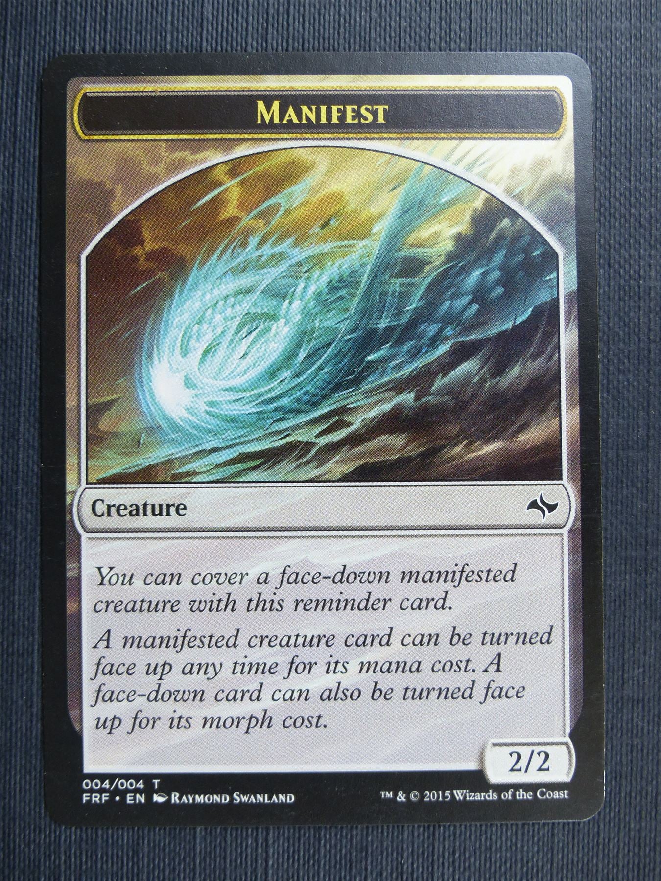 Manifest Token - Mtg Magic Cards #44H