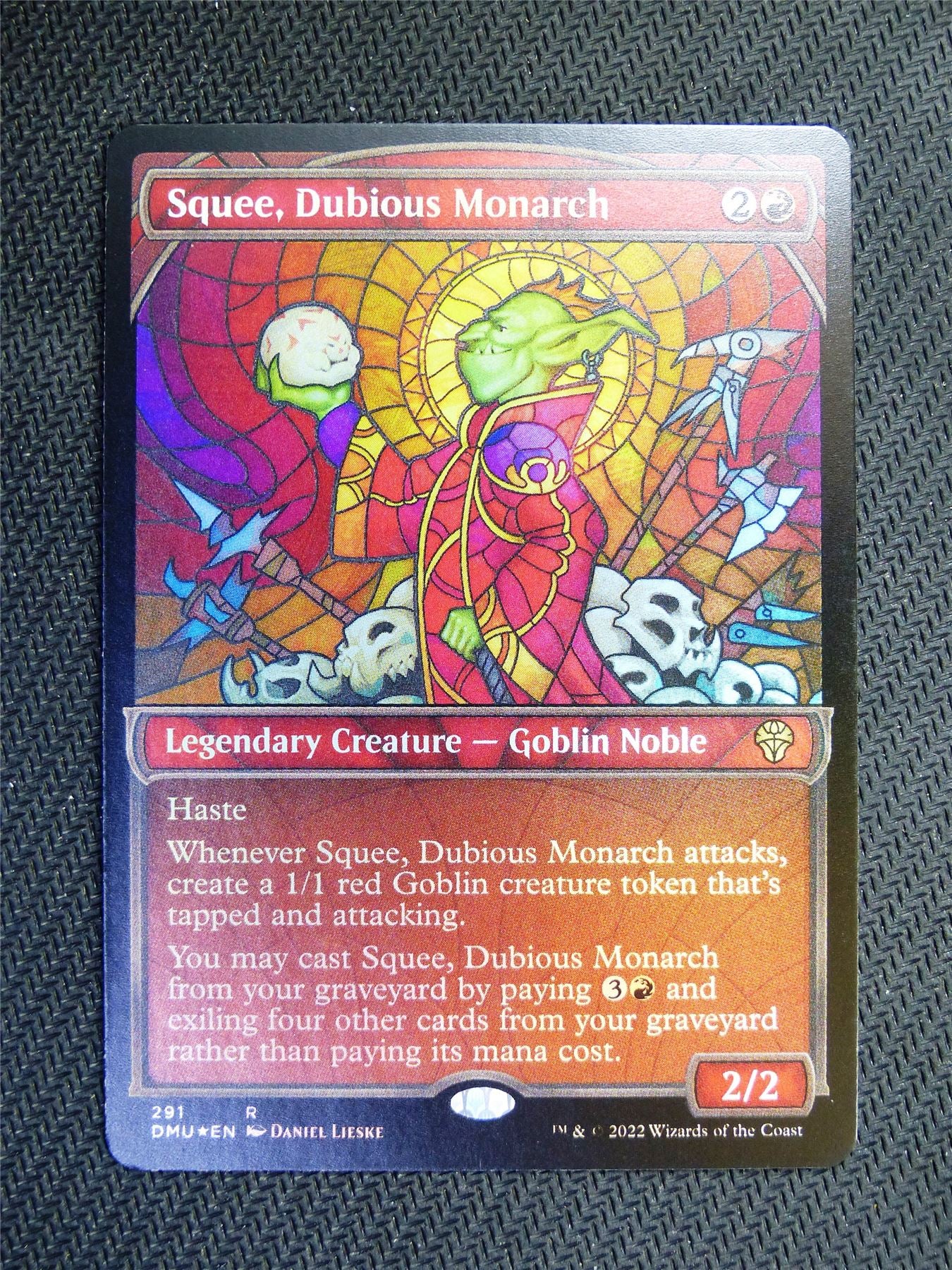 Squee Dubious Monarch Borderless Textured FOIL - Dominaria United - Mtg Card #7UF